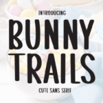 Bunny Trails Font - Featured Image