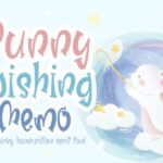 Bunny Wishing Memo Font - Featured Image