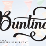 Bunting Font - Featured Image