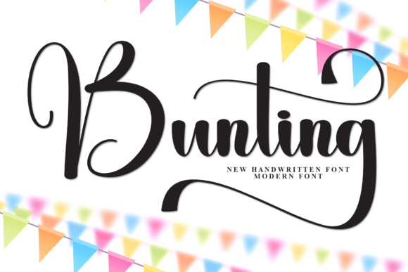 Bunting Font - Featured Image