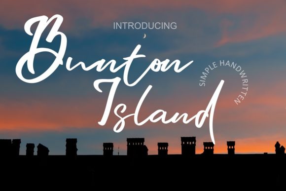 Bunton Island Font - Featured Image