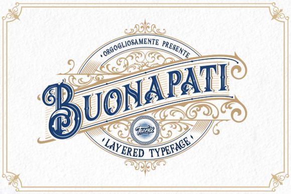Buonapati Font - Featured Image