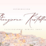 Buongiorno Rastellino Font - Featured Image