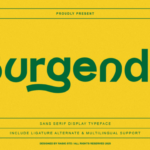 Burgendo Font - Featured Image