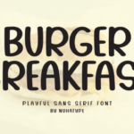 Burger Breakfast Font - Featured Image