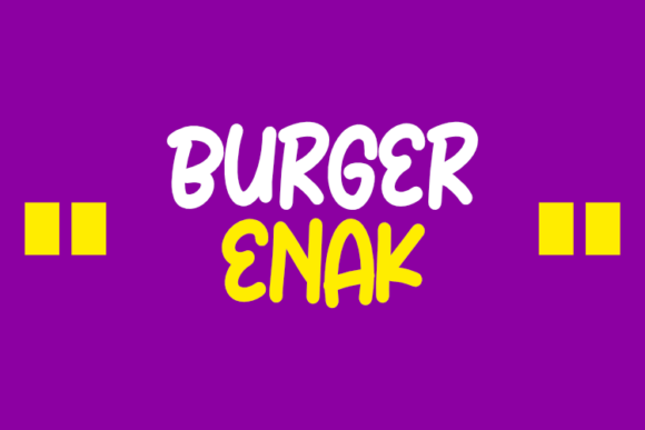 Burger Enak Font - Featured Image