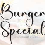 Burger Special Font - Featured Image