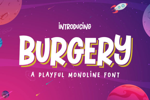 Burgery Font - Featured Image