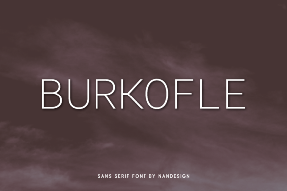 Burkofle Font - Featured Image