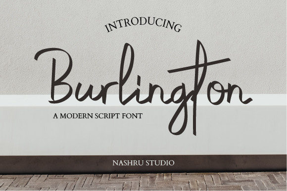 Burlington Font - Featured Image