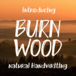 Burn Wood Font - Featured Image