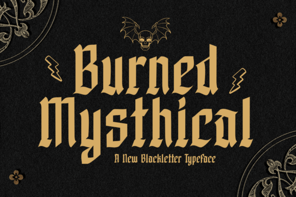 Burned Mysthical Font - Featured Image
