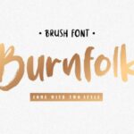 Burnfolk Font - Featured Image