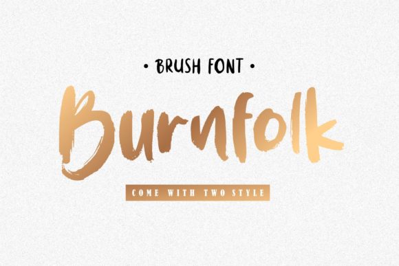 Burnfolk Font - Featured Image