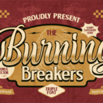 Burning Breakers Font - Featured Image