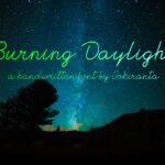 Burning Daylight Font - Featured Image