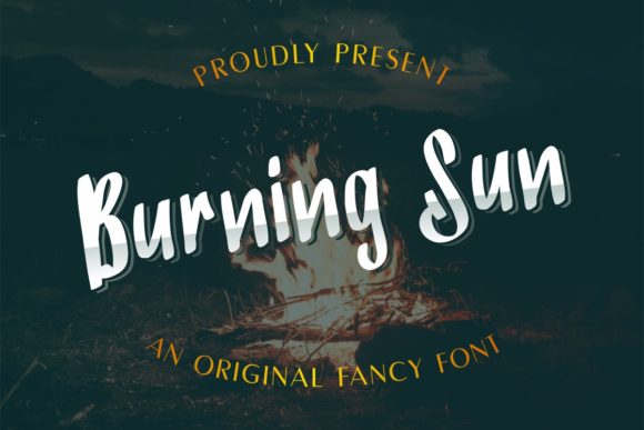 Burning Sun Font - Featured Image