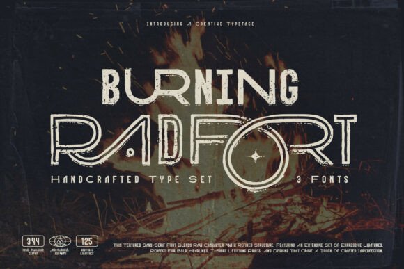 Burningradfort Simple Font - Featured Image