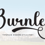 Burnley Font - Featured Image