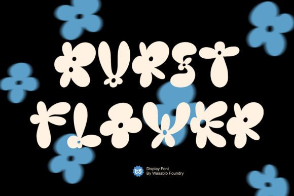 Burst Flower Font - Featured Image