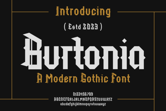 Burtonia Font - Featured Image