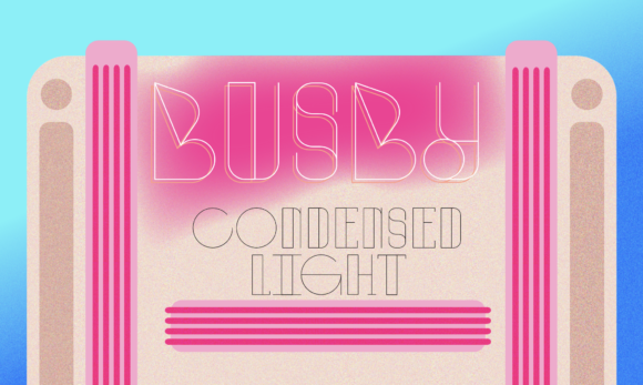 Busby Condensed Light Font - Featured Image