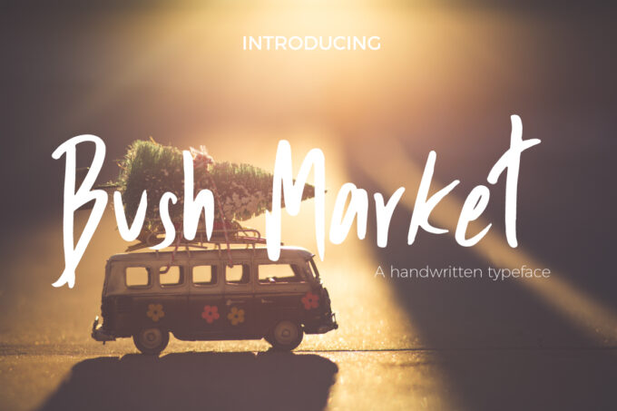 Bush Market Script Font - Featured Image