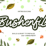Bushenfil Font - Featured Image
