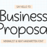 Business Proposal Font - Featured Image