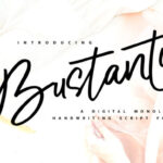 Bustanty Font - Featured Image