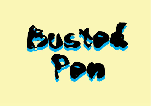 Busted Pen Font - Featured Image
