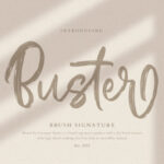 Buster Brush Signature Font - Featured Image
