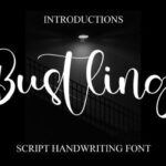 Bustling Font - Featured Image