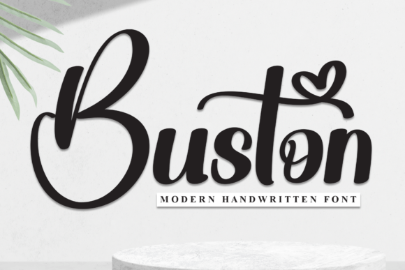 Buston Font - Featured Image