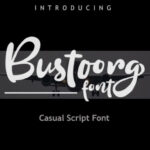 Bustoorg Font - Featured Image