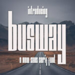 Busway Font - Featured Image