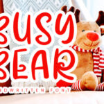 Busy Bear Font - Featured Image