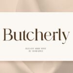 Butcherly Font - Featured Image