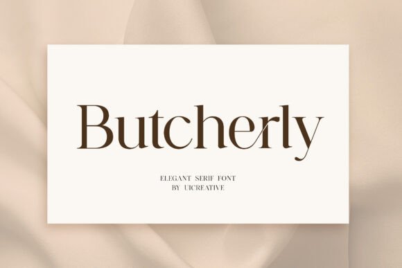 Butcherly Font - Featured Image