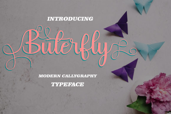 Buterfly Font - Featured Image