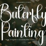 Buterfly Painting Font - Featured Image