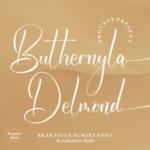 Buthernyla Delmond Font - Featured Image