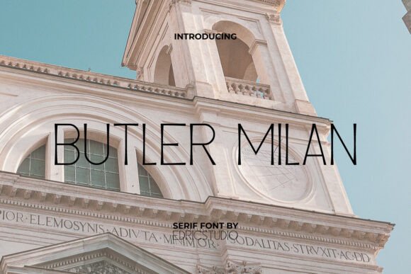 Butler Milan Font - Featured Image