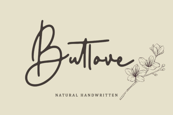 Butlove Font - Featured Image