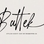 Buttek Font - Featured Image
