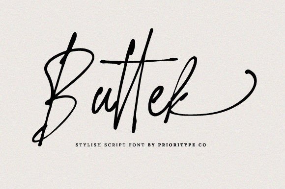 Buttek Font - Featured Image