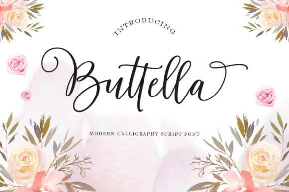 Buttella Script Font - Featured Image