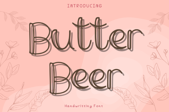 Butter Beer Style Font - Featured Image