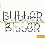 Butter Bitter Duo Font - Featured Image
