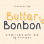 Butter Bonbon Font - Featured Image